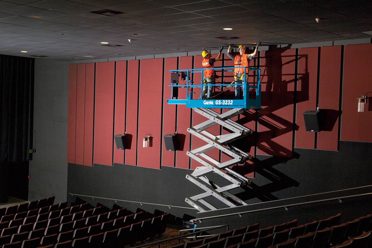 Full Throttle Genie GS-3232 E-Drive Slab Scissor Lift